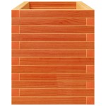 vidaXL Jardinieră grădină, maro ceruit, 90x40x49,5 cm, lemn masiv pin vidaXL Jardinieră grădină, maro ceruit, 90x40x49,5 cm, lemn masiv pin