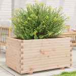 vidaXL Jardinieră de grădină, 90x60x49,5 cm, lemn masiv de pin vidaXL Jardinieră de grădină, 90x60x49,5 cm, lemn masiv de pin