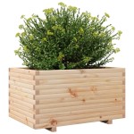 vidaXL Jardinieră de grădină, 90x60x49,5 cm, lemn masiv de pin vidaXL Jardinieră de grădină, 90x60x49,5 cm, lemn masiv de pin