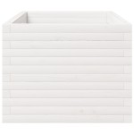vidaXL Jardinieră de grădină, alb, 90x60x49,5 cm, lemn masiv de pin vidaXL Jardinieră de grădină, alb, 90x60x49,5 cm, lemn masiv de pin