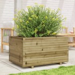 vidaXL Jardinieră de grădină, 90x60x49,5 cm, lemn de pin impregnat vidaXL Jardinieră de grădină, 90x60x49,5 cm, lemn de pin impregnat