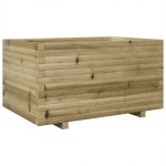 vidaXL Jardinieră de grădină, 90x60x49,5 cm, lemn de pin impregnat vidaXL Jardinieră de grădină, 90x60x49,5 cm, lemn de pin impregnat