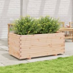 vidaXL Jardinieră de grădină, 110x60x49,5 cm, lemn masiv de pin vidaXL Jardinieră de grădină, 110x60x49,5 cm, lemn masiv de pin