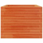vidaXL Jardinieră grădină, maro ceruit, 110x60x49,5 cm, lemn masiv pin vidaXL Jardinieră grădină, maro ceruit, 110x60x49,5 cm, lemn masiv pin