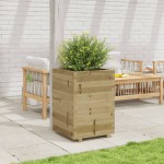 vidaXL Jardinieră de grădină, 50x50x72,5 cm, lemn de pin impregnat vidaXL Jardinieră de grădină, 50x50x72,5 cm, lemn de pin impregnat