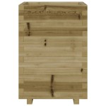 vidaXL Jardinieră de grădină, 50x50x72,5 cm, lemn de pin impregnat vidaXL Jardinieră de grădină, 50x50x72,5 cm, lemn de pin impregnat