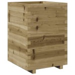 vidaXL Jardinieră de grădină, 50x50x72,5 cm, lemn de pin impregnat vidaXL Jardinieră de grădină, 50x50x72,5 cm, lemn de pin impregnat