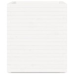 vidaXL Jardinieră de grădină, alb, 60x60x72,5 cm, lemn masiv de pin vidaXL Jardinieră de grădină, alb, 60x60x72,5 cm, lemn masiv de pin
