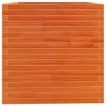 vidaXL Jardinieră grădină, maro ceruit, 70x70x72,5 cm, lemn masiv pin vidaXL Jardinieră grădină, maro ceruit, 70x70x72,5 cm, lemn masiv pin