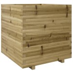 vidaXL Jardinieră de grădină, 70x70x72,5 cm, lemn de pin impregnat