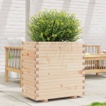 vidaXL Jardinieră de grădină, 70x40x72,5 cm, lemn masiv de pin vidaXL Jardinieră de grădină, 70x40x72,5 cm, lemn masiv de pin