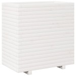 vidaXL Jardinieră de grădină, alb, 70x40x72,5 cm, lemn masiv de pin vidaXL Jardinieră de grădină, alb, 70x40x72,5 cm, lemn masiv de pin