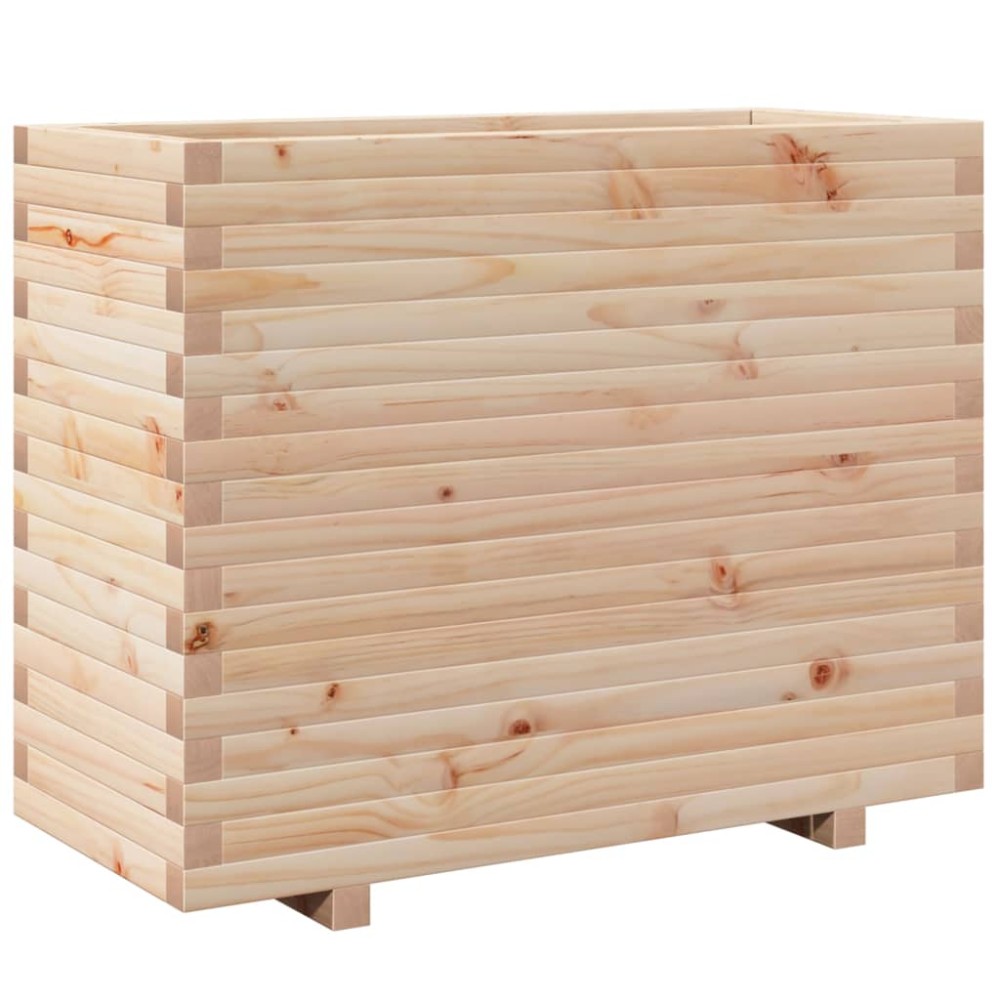 vidaXL Jardinieră de grădină, 90x40x72,5 cm, lemn masiv de pin