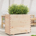 vidaXL Jardinieră de grădină, 90x40x72,5 cm, lemn masiv de pin vidaXL Jardinieră de grădină, 90x40x72,5 cm, lemn masiv de pin