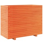 vidaXL Jardinieră grădină, maro ceruit, 90x40x72,5 cm, lemn masiv pin vidaXL Jardinieră grădină, maro ceruit, 90x40x72,5 cm, lemn masiv pin