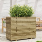 vidaXL Jardinieră de grădină, 90x40x72,5 cm, lemn de pin impregnat vidaXL Jardinieră de grădină, 90x40x72,5 cm, lemn de pin impregnat