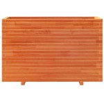 vidaXL Jardinieră grădină, maro ceruit, 110x40x72,5 cm, lemn masiv pin vidaXL Jardinieră grădină, maro ceruit, 110x40x72,5 cm, lemn masiv pin