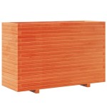 vidaXL Jardinieră grădină, maro ceruit, 110x40x72,5 cm, lemn masiv pin vidaXL Jardinieră grădină, maro ceruit, 110x40x72,5 cm, lemn masiv pin