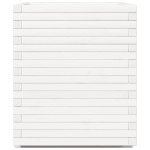 vidaXL Jardinieră de grădină, alb, 90x60x72,5 cm, lemn masiv de pin vidaXL Jardinieră de grădină, alb, 90x60x72,5 cm, lemn masiv de pin