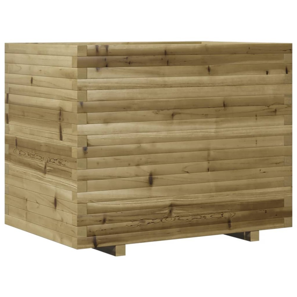 vidaXL Jardinieră de grădină, 90x60x72,5 cm, lemn de pin impregnat