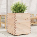 vidaXL Jardinieră de grădină, 60x60x72 cm, lemn masiv de pin vidaXL Jardinieră de grădină, 60x60x72 cm, lemn masiv de pin