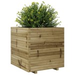 vidaXL Jardinieră de grădină, 70x70x72 cm, lemn de pin impregnat vidaXL Jardinieră de grădină, 70x70x72 cm, lemn de pin impregnat