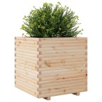 vidaXL Jardinieră de grădină, 80x80x72 cm, lemn masiv de pin vidaXL Jardinieră de grădină, 80x80x72 cm, lemn masiv de pin