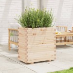 vidaXL Jardinieră de grădină, 70x40x72 cm, lemn masiv de pin vidaXL Jardinieră de grădină, 70x40x72 cm, lemn masiv de pin