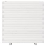 vidaXL Jardinieră de grădină, alb, 70x40x72 cm, lemn masiv de pin vidaXL Jardinieră de grădină, alb, 70x40x72 cm, lemn masiv de pin