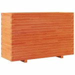 vidaXL Jardinieră de grădină, maro ceruit, 110x40x72cm, lemn masiv pin