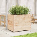 vidaXL Jardinieră de grădină, 90x60x72 cm, lemn masiv de pin vidaXL Jardinieră de grădină, 90x60x72 cm, lemn masiv de pin