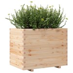 vidaXL Jardinieră de grădină, 90x60x72 cm, lemn masiv de pin vidaXL Jardinieră de grădină, 90x60x72 cm, lemn masiv de pin