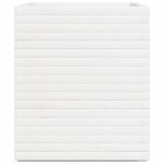 vidaXL Jardinieră de grădină, alb, 90x60x72 cm, lemn masiv de pin vidaXL Jardinieră de grădină, alb, 90x60x72 cm, lemn masiv de pin