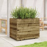vidaXL Jardinieră de grădină, 90x60x72 cm, lemn de pin impregnat vidaXL Jardinieră de grădină, 90x60x72 cm, lemn de pin impregnat