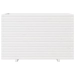 vidaXL Jardinieră de grădină, alb, 110x60x72 cm, lemn masiv de pin vidaXL Jardinieră de grădină, alb, 110x60x72 cm, lemn masiv de pin