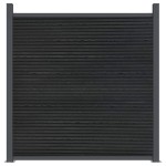 vidaXL Panou pentru gard, gri, 353x186 cm, WPC vidaXL Panou pentru gard, gri, 353x186 cm, WPC