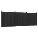 vidaXL Panouri pentru gard, gri, 526x186 cm, WPC vidaXL Panouri pentru gard, gri, 526x186 cm, WPC