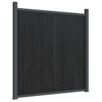 vidaXL Panouri pentru gard, gri, 526x186 cm, WPC vidaXL Panouri pentru gard, gri, 526x186 cm, WPC