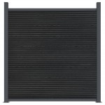 vidaXL Panou pentru gard, gri, 1218x186 cm, WPC vidaXL Panou pentru gard, gri, 1218x186 cm, WPC