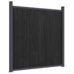 vidaXL Panou pentru gard, gri, 1218x186 cm, WPC vidaXL Panou pentru gard, gri, 1218x186 cm, WPC