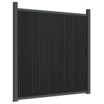 vidaXL Panou pentru gard, gri, 1391x186 cm, WPC vidaXL Panou pentru gard, gri, 1391x186 cm, WPC