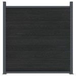 vidaXL Panou pentru gard, gri, 1391x186 cm, WPC vidaXL Panou pentru gard, gri, 1391x186 cm, WPC