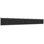 vidaXL Panou pentru gard, gri, 1564x186 cm, WPC vidaXL Panou pentru gard, gri, 1564x186 cm, WPC