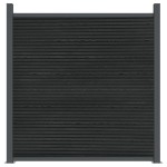 vidaXL Panou pentru gard, gri, 1564x186 cm, WPC vidaXL Panou pentru gard, gri, 1564x186 cm, WPC