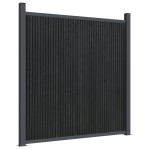 vidaXL Panou pentru gard, gri, 1564x186 cm, WPC vidaXL Panou pentru gard, gri, 1564x186 cm, WPC