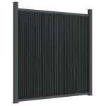 vidaXL Panou pentru gard, gri, 1737x186 cm, WPC vidaXL Panou pentru gard, gri, 1737x186 cm, WPC