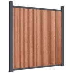 vidaXL Panouri pentru gard, maro, 699x186 cm, WPC vidaXL Panouri pentru gard, maro, 699x186 cm, WPC