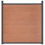 vidaXL Panou pentru gard, maro, 1045x186 cm, WPC vidaXL Panou pentru gard, maro, 1045x186 cm, WPC