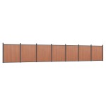 vidaXL Panou pentru gard, maro, 1218x186 cm, WPC vidaXL Panou pentru gard, maro, 1218x186 cm, WPC