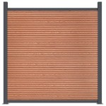 vidaXL Panou pentru gard, maro, 1218x186 cm, WPC vidaXL Panou pentru gard, maro, 1218x186 cm, WPC